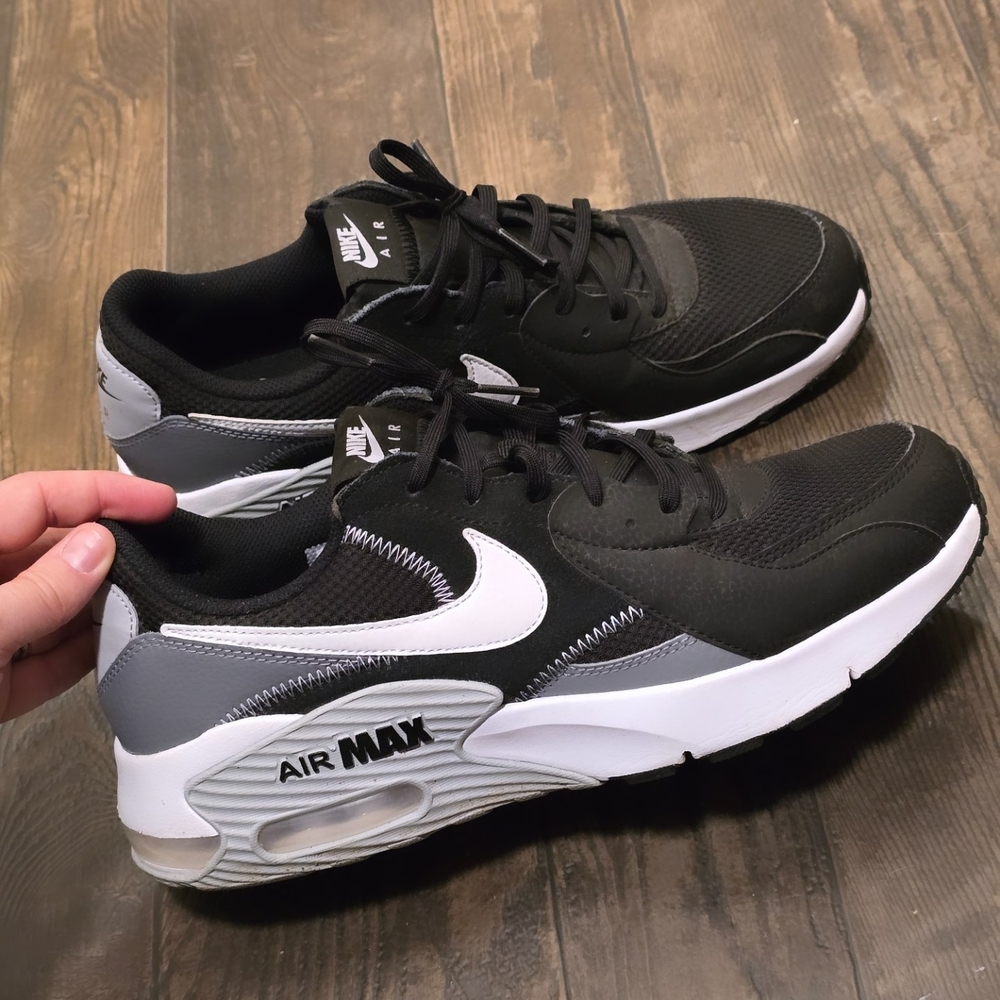 Nike Air Max Black and White Men's Shoes